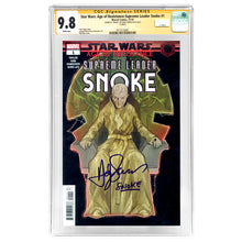 Load image into Gallery viewer, Andy Serkis Autographed 2019 Star Wars Age of Resistance-Supreme Leader Snoke #1 CGC SS 9.8