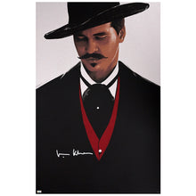 Load image into Gallery viewer, Val Kilmer Autographed Tombstone Doc Holiday 24x36 Giclee Print by Yvan Quinet