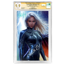 Load image into Gallery viewer, Halle Berry, Greg Horn Autographed Female Force: Storm #nn Virgin Variant Cover #/500 CGC SS 9.9