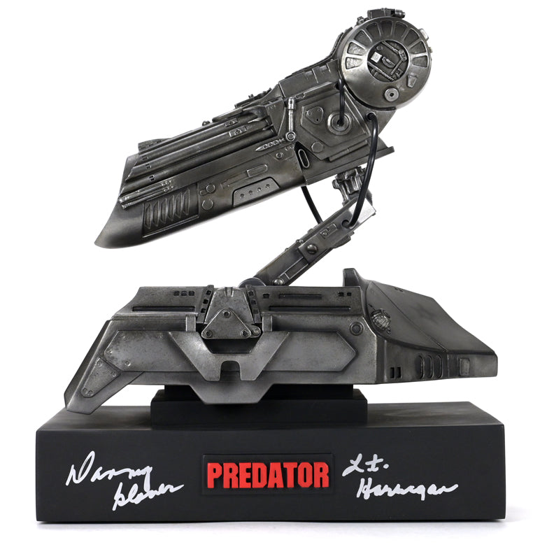Danny Glover Autographed Predator Plasmacaster Prop Replica with Lt. Harrigan Inscription