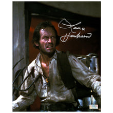 Load image into Gallery viewer, Lance Henriksen Autographed 1988 Pumpkinhead Ed Harley 8x10 Photo