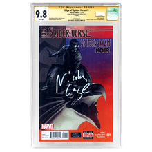 Load image into Gallery viewer, Nicolas Cage Autographed 2014 Edge of Spider-Verse #1 Isanov Cover CGC SS 9.8