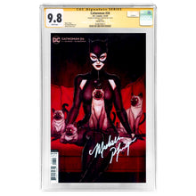 Load image into Gallery viewer, Michelle Pfeiffer Autographed 2020 Catwoman #26 Jenny Frison Variant CGC SS 9.8