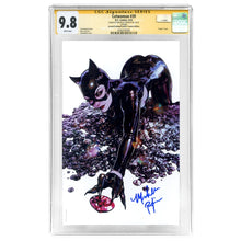Load image into Gallery viewer, Michelle Pfeiffer Autographed 2022 Catwoman #39 Sozomaika Virgin Variant Cover CGC SS 9.8