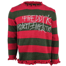 Load image into Gallery viewer, Robert Englund Autographed Rubies A Nightmare on Elm Street Freddy Krueger Deluxe Sweater