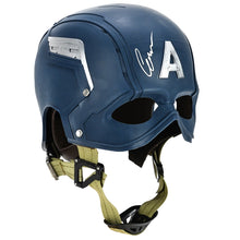Load image into Gallery viewer, Chris Evans Autographed Marvel Captain America 1:1 Scale Prop Replica Wearable Helmet