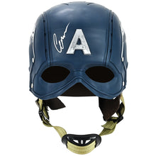 Load image into Gallery viewer, Chris Evans Autographed Marvel Captain America 1:1 Scale Prop Replica Wearable Helmet