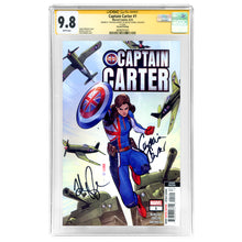 Load image into Gallery viewer, Hayley Atwell Autographed 2022 Captain Carter #1 CGC SS 9.8