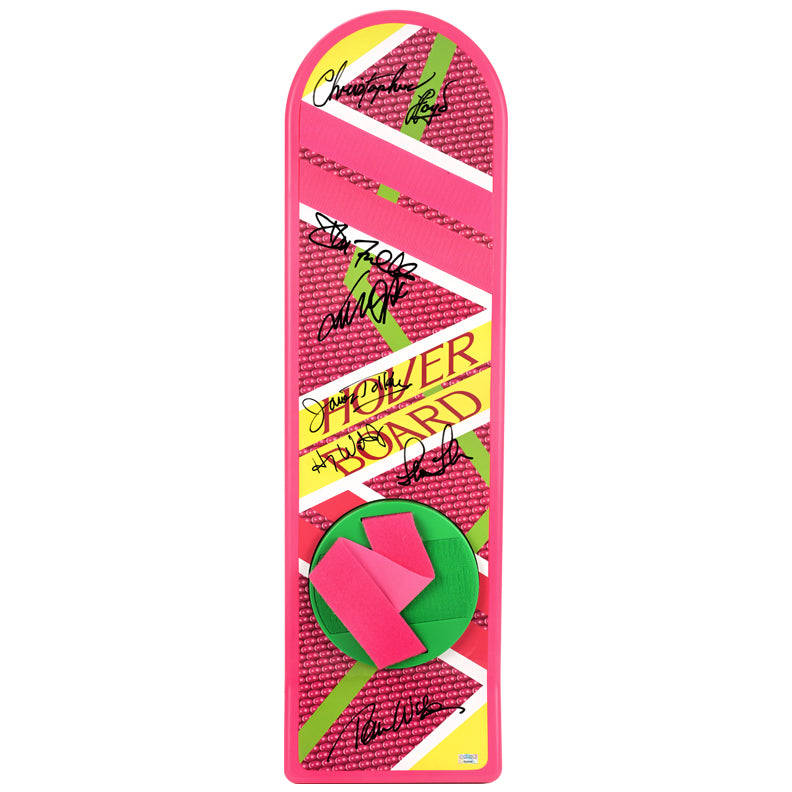 Michael J. Fox, Christopher Lloyd, Thomas Wilson, Lea Thompson, James Tolkan and Cast Autographed Back to the Future Part II 1:1 Scale Prop Replica Hoverboard