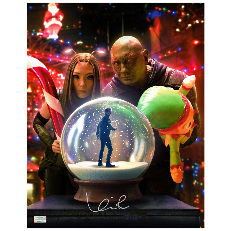 Kevin Bacon Autographed 2022 The Guardians of the Galaxy Holiday Special Drax and Mantis 11x14 Photo