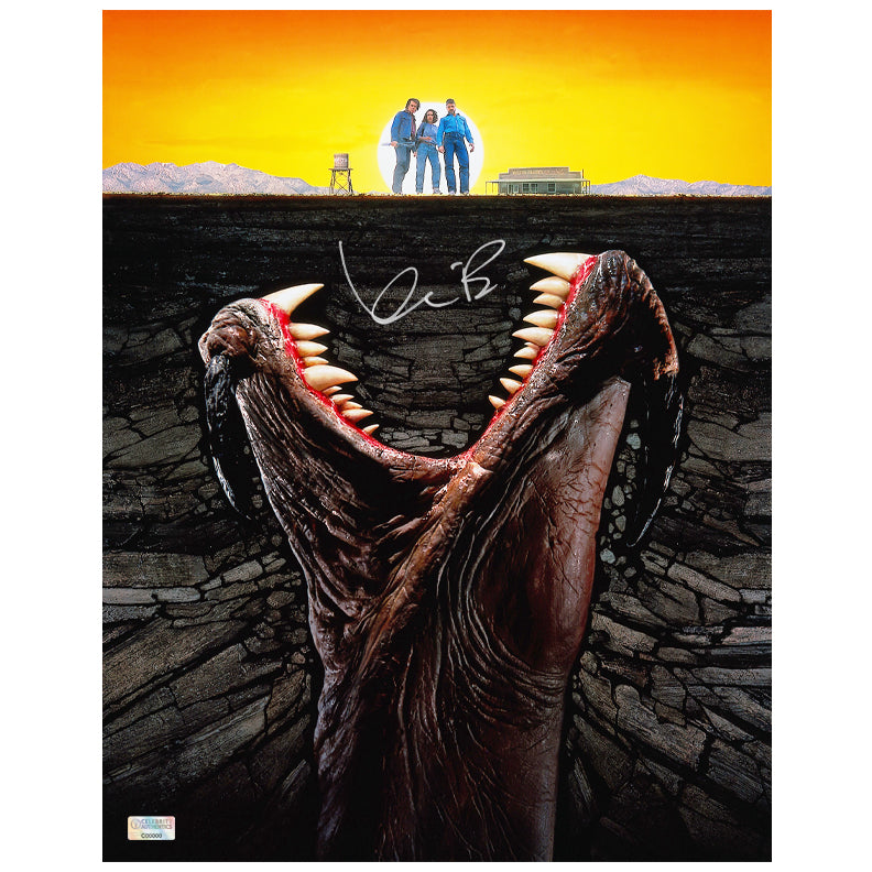 Kevin Bacon Autographed 1990 Tremors 11x14 Scene Photo