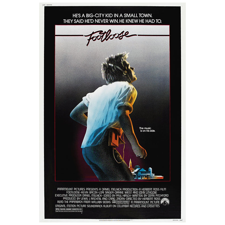 Kevin Bacon Autographed 1984 Footloose 16x24 Movie Poster Pre-Order