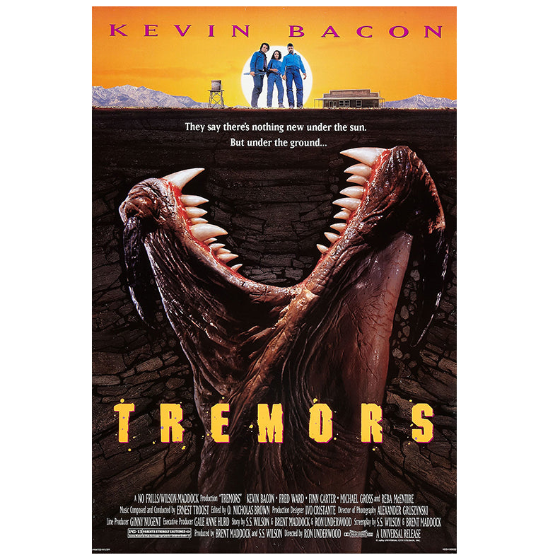 Kevin Bacon Autographed 1990 Tremors 16x24 Movie Poster Pre-Order