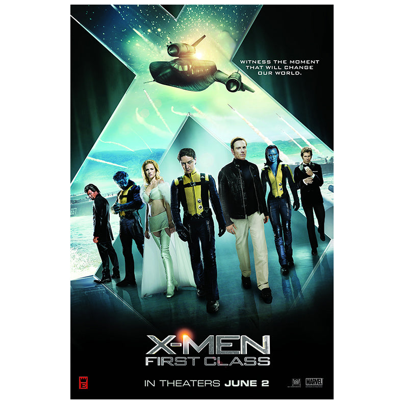 Kevin Bacon Autographed 2011 X-Men First Class Cast 16x24 Movie Poster Pre-Order