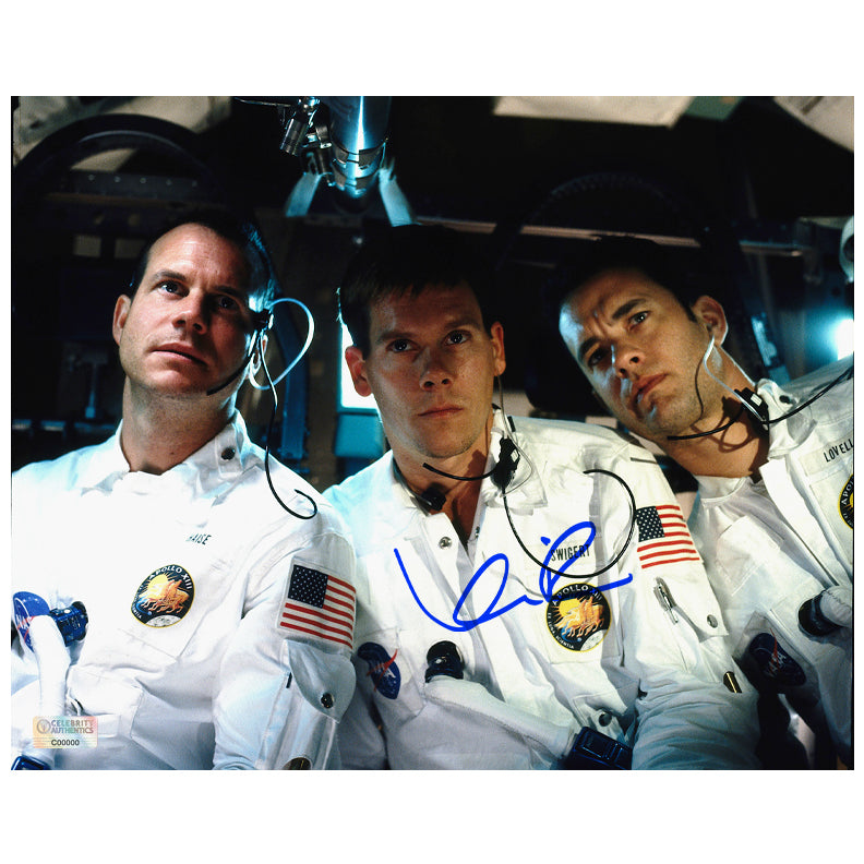 Kevin Bacon Autographed 1995 Apollo 13 Tom Hanks, Bill Paxton 8x10 Photo