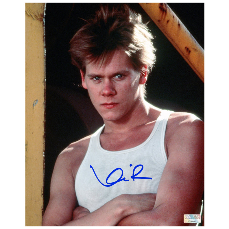 Kevin Bacon Autographed 1984 Footloose Ren 8x10 Photo