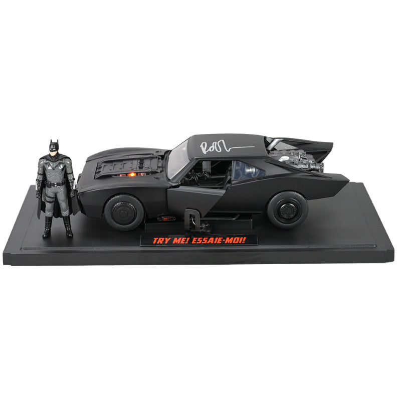 Robert Pattinson, Zoë Kravitz Autographed Jada 2022 The Batman 1:18 Scale Die-Cast Batmobile Pre-Order