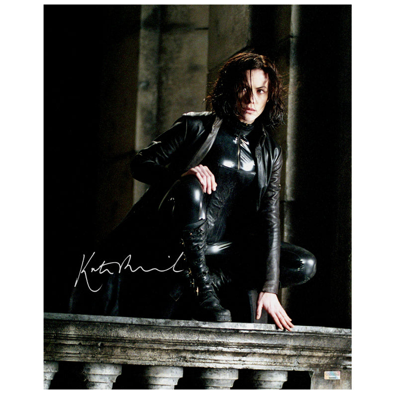 Kate Beckinsale Autographed 2003 Underworld Selene in the Shadows 16×20 Photo