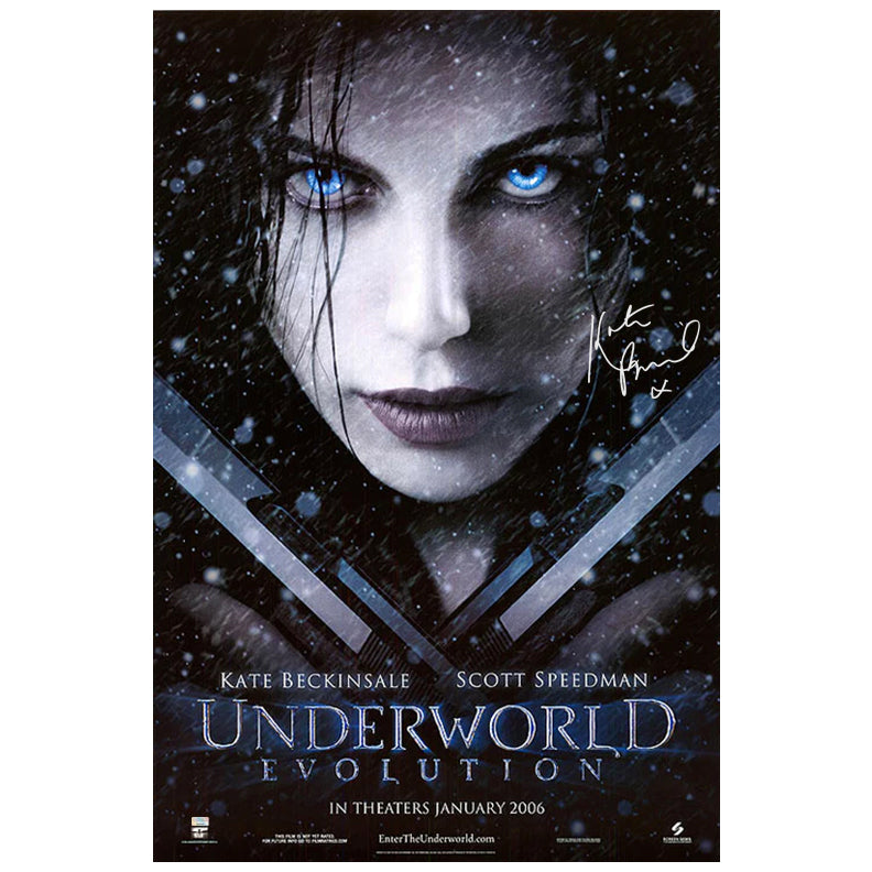 Kate Beckinsale Autographed 2006 Underworld Evolution Original 27x40 Double-Sided Movie Poster A