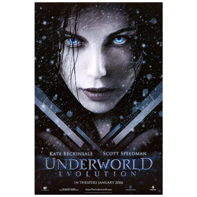 Kate Beckinsale Autographed 2006 Underworld Evolution Original 27x40 Double-Sided Movie Poster A Pre-Order