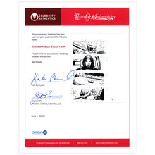 Load image into Gallery viewer, Kate Beckinsale Autographed 2006 Underworld Evolution 8.5x11 Photo and Storyboard Framed Display A22 with Beckinsale Signed Letter of Authenticity