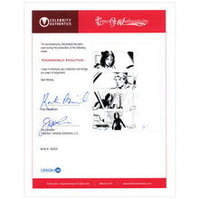 Load image into Gallery viewer, Kate Beckinsale Autographed 2006 Underworld Evolution 8.5x11 Photo and Storyboard Framed Display A23 with Beckinsale Signed Letter of Authenticity