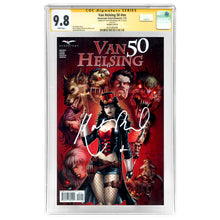 Load image into Gallery viewer, Kate Beckinsale Autographed 2021 Van Helsing 50 #nn Metcalf Variant CGC SS 9.8