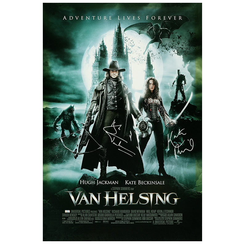 Hugh Jackman, Kate Beckinsale Autographed 2004 Van Helsing Original 27x40 Double-Sided Movie Poster