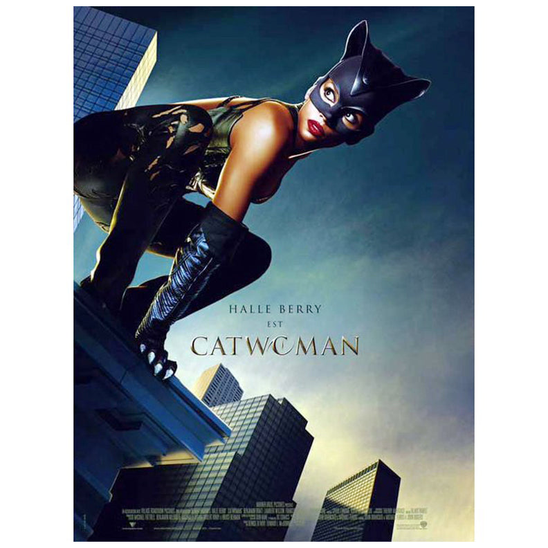 Halle Berry Autographed 2004 Catwoman Original 27x40 Movie Poster Pre-Order