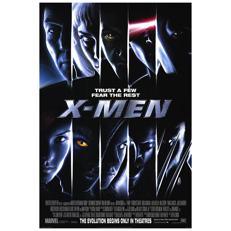 Halle Berry Autographed 2000 X-Men Original 27x40 Advance Movie Poster Pre-Order