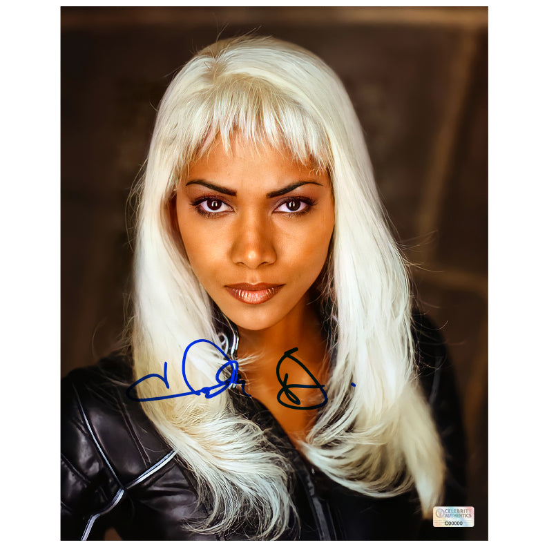 Halle Berry Autographed 2000 X-Men Storm 8x10 Photo