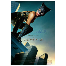 Load image into Gallery viewer, Halle Berry Autographed 2004 Catwoman Original 27x40 Advance Style B Movie Poster