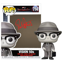 Load image into Gallery viewer, Paul Bettany Autographed WandaVision Vision 50s Pop Vinyl Figure #714