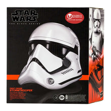 Load image into Gallery viewer, John Boyega Autographed Star Wars The Black Series First Order Stormtrooper Helmet with FN-2187 Inscription