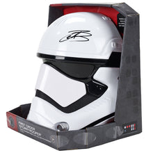 Load image into Gallery viewer, John Boyega Autographed Disney Exclusive Star Wars First Order Stormtrooper Voice Changing Mask