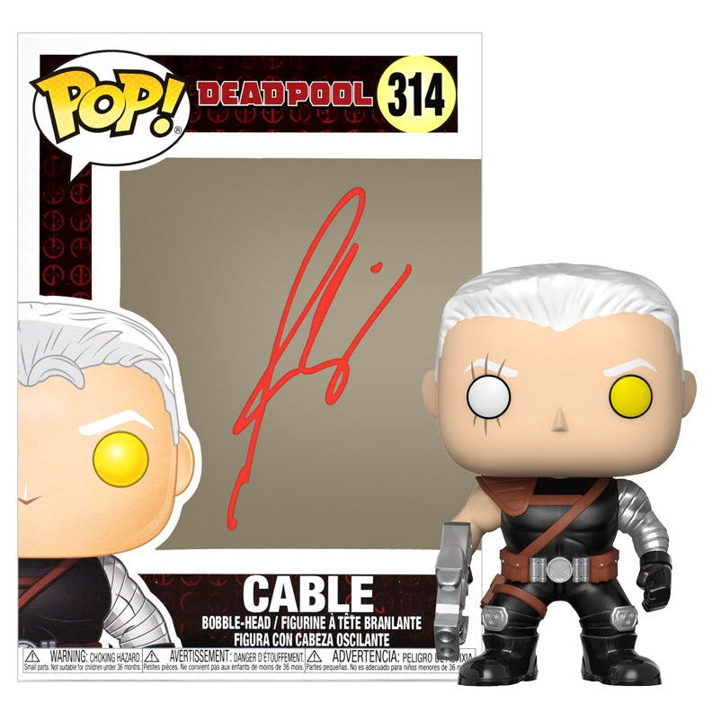 Josh Brolin Autographed Deadpool Cable Pop Vinyl Figure #314