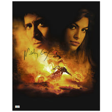 Load image into Gallery viewer, Nicolas Cage Autographed 2007 Ghost Rider Johnny and Roxanne 16x20 Photo Pre-Order