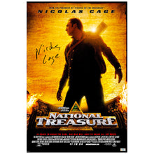 Load image into Gallery viewer, Nicolas Cage Autographed 2004 National Treasure 16x24 Movie Poster
