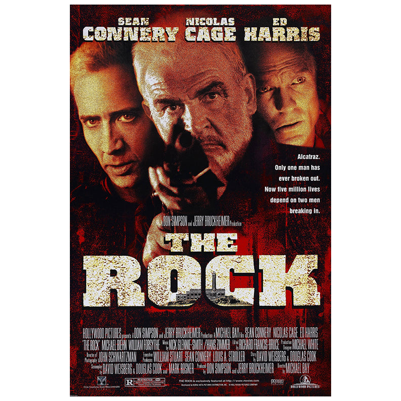 Nicolas Cage Autographed 1996 The Rock 16x24 Movie Poster Pre-Order