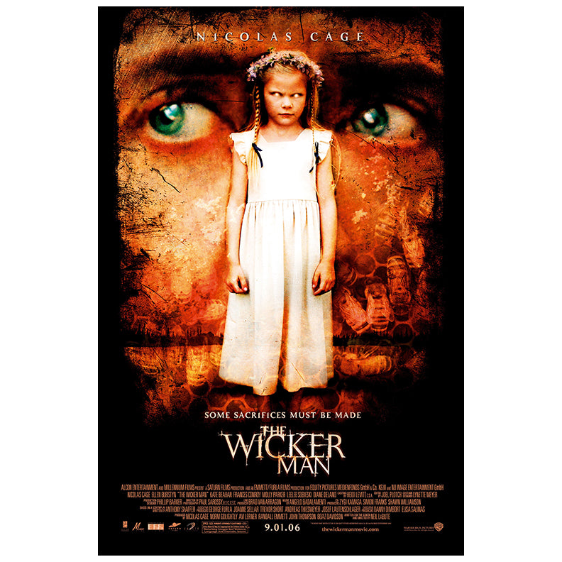 Nicolas Cage Autographed 2006 The Wicker Man 16x24 Movie Poster Pre-Order