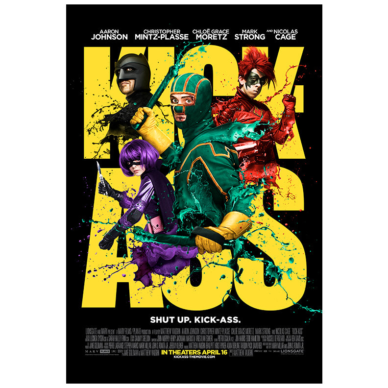 Nicolas Cage Autographed 2010 Kick-Ass Big Daddy Original 27x40 Single-Sided Movie Poster Pre-Order