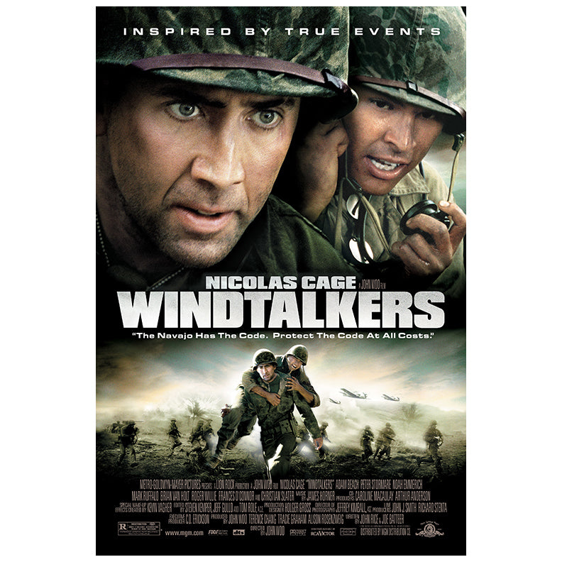 Nicolas Cage Autographed 2002 Windtalkers Original 27x40 Single-Sided Movie Poster Pre-Order