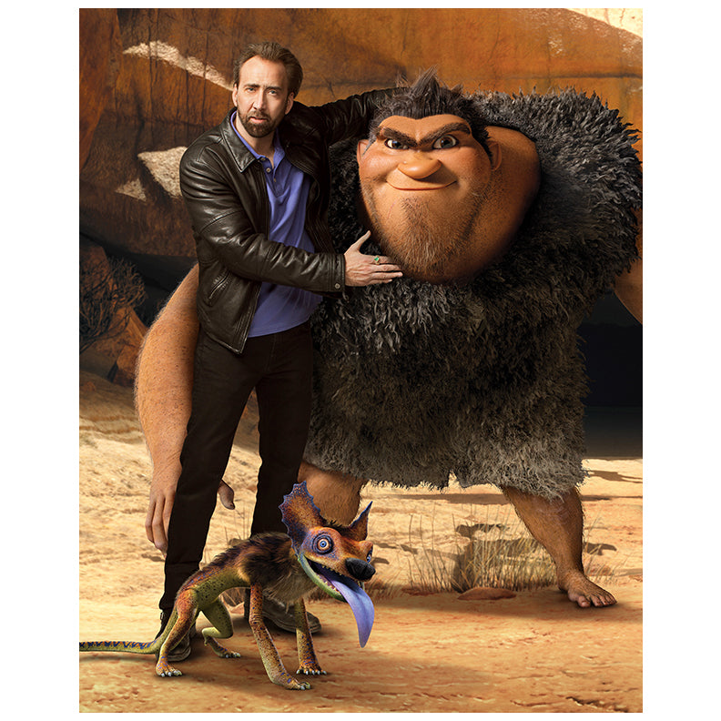 Nicolas Cage Autographed 2013 The Croods Grug 8x10 Photo Pre-Order