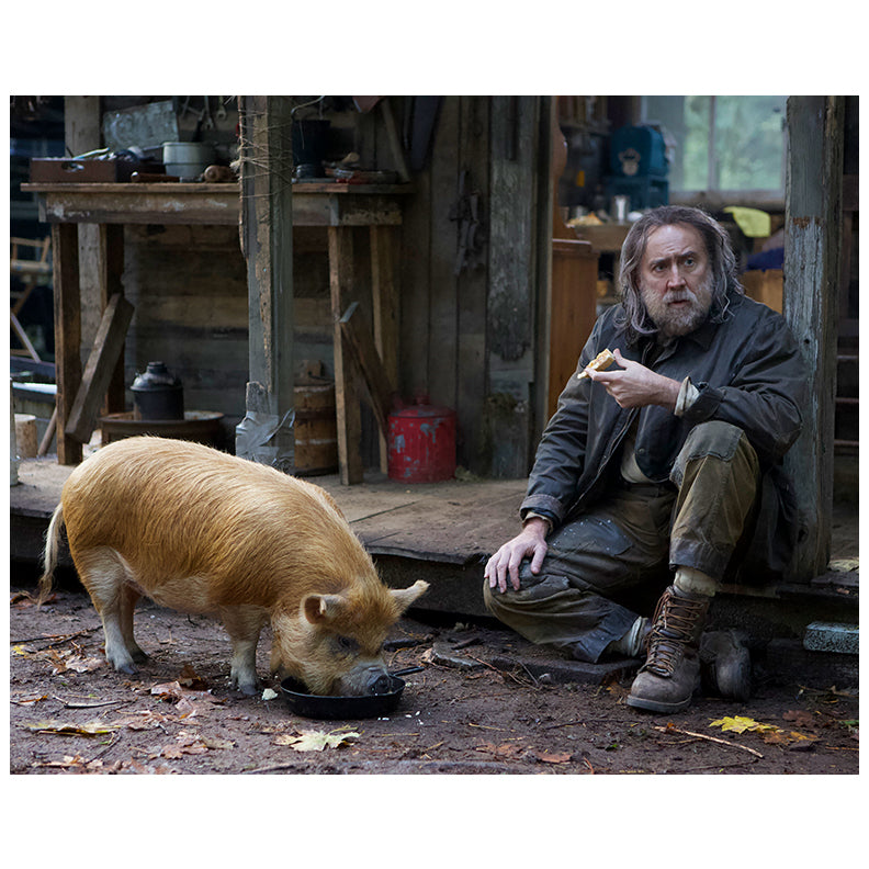 Nicolas Cage Autographed 2021 Pig 8x10 Scene Photo Pre-Order