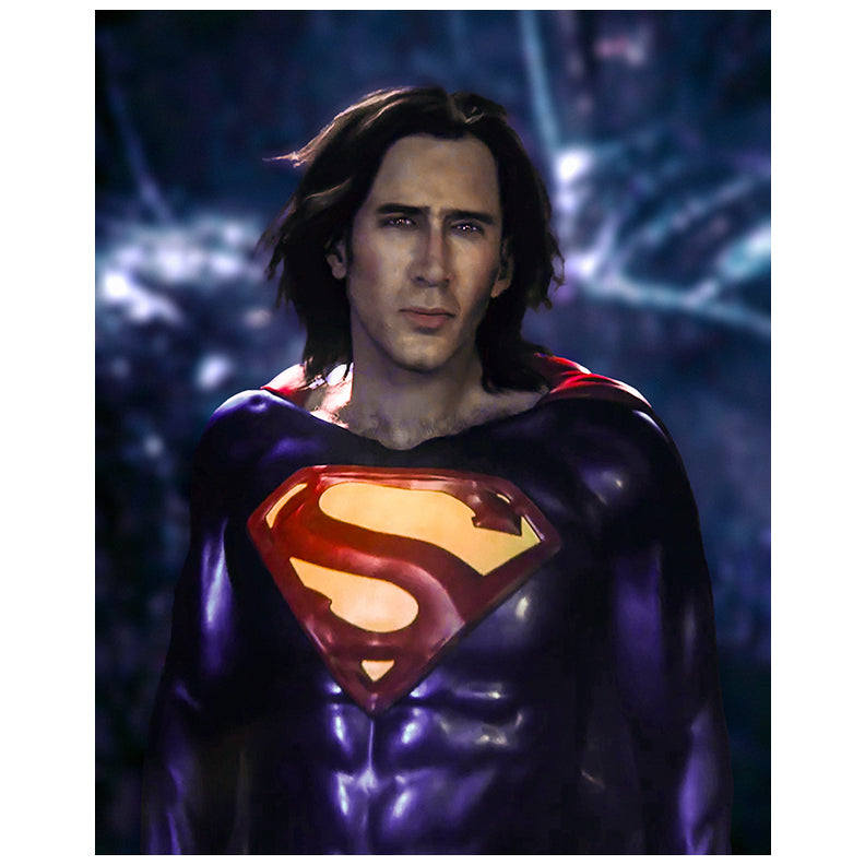 Nicolas Cage Autographed 2023 The Flash Superman 8x10 Photo Pre-Order