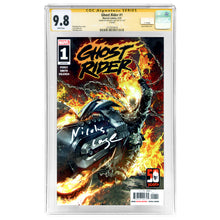 Load image into Gallery viewer, Nicolas Cage Autographed 2022 Ghost Rider #1 Kael Ngu Cover Artwork CGC SS 9.8