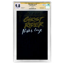 Load image into Gallery viewer, Nicolas Cage Autographed 1993 Ghost Rider #v2 #40 Black Variant CGC SS 9.8