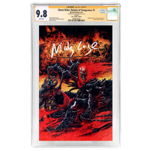 Load image into Gallery viewer, Nicolas Cage Autographed 2021 Ghost Rider Return of Vengeance Virgin Variant #1 CGC SS 9.8