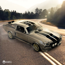 Load image into Gallery viewer, Nicolas Cage Autographed Greenlight 1967 Ford Mustang Eleanor Gone In 60 Seconds 1:12 Scale Resin Car with Character Name