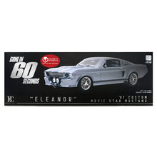 Load image into Gallery viewer, Nicolas Cage Autographed Greenlight 1967 Ford Mustang Eleanor Gone In 60 Seconds 1:12 Scale Resin Car with Character Name